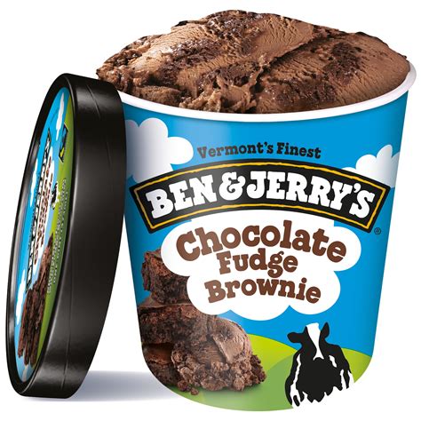 Ben & Jerry's Chocolate Fudge Brownie Ice Cream, 16 oz - Walmart.com - Walmart.com