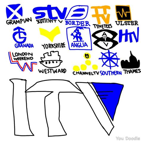 Itv logo and its regions (1968-1974) version by chikamotokenji on DeviantArt