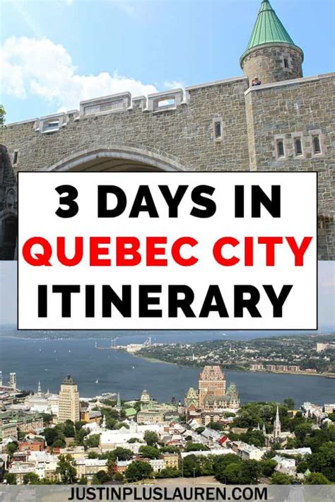 Quebec City 3 Day Itinerary: Definitive Quebec City Travel Guide