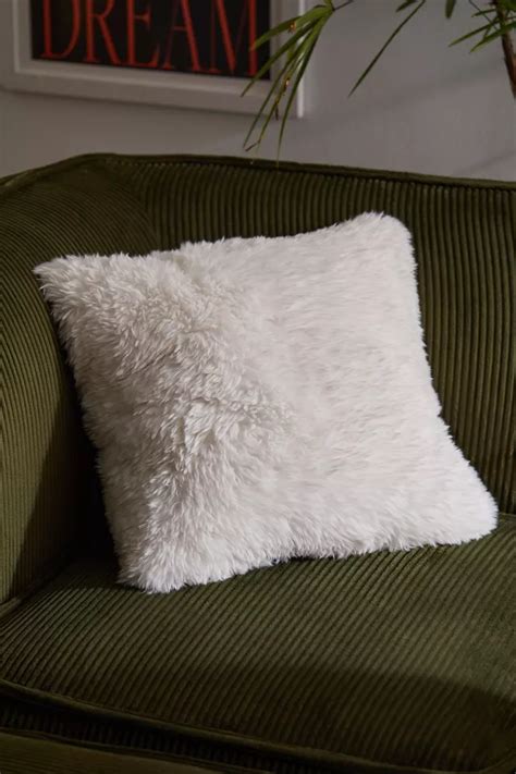 Lana Faux Fur Throw Pillow | Urban Outfitters Canada