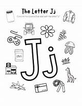 Letter J Coloring Worksheet By High Street Scholar Boutique  TPT sketch template
