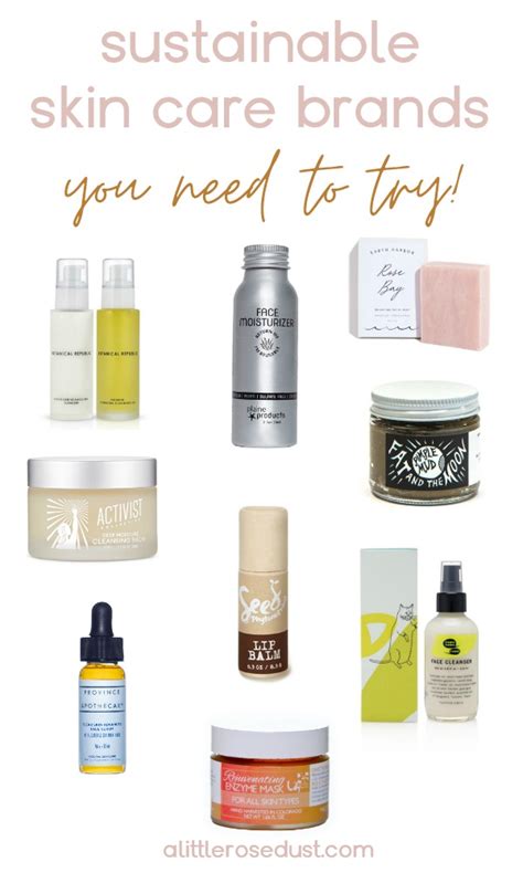 Sustainable Skincare Brands you Need to Check out! - A little Rose Dust