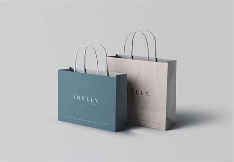 Shopping Paper Bag Mockup Psd Template Mockup Free Do - vrogue.co