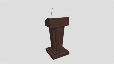 Debate Podium - Download Free 3D model by alexsatchell [7f6a04f ...