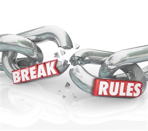 Break rules Stock Photos, Royalty Free Break rules Images | Depositphotos