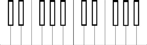 Printable Piano Keyboard 2 Octaves - Kopi Mambudem