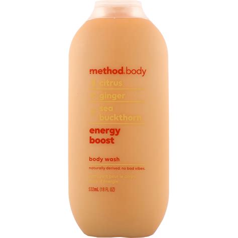 Method, Body, Body Wash, Energy Boost, 18 fl oz (532 ml) - iHerb