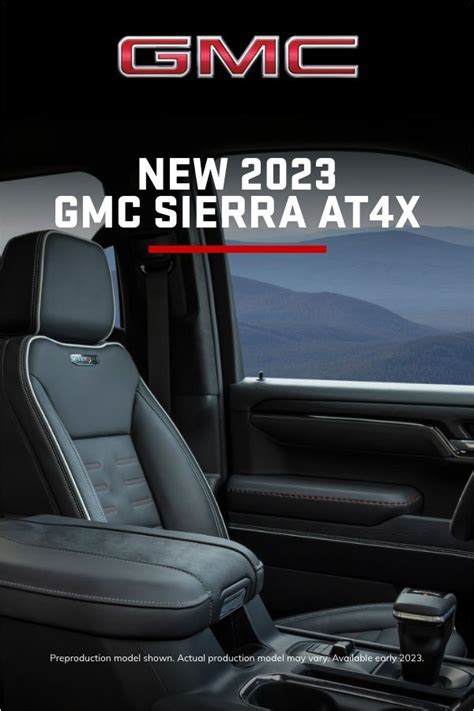 Introducing the New 2023 GMC Sierra AT4X—the Peak of Premium Off ...