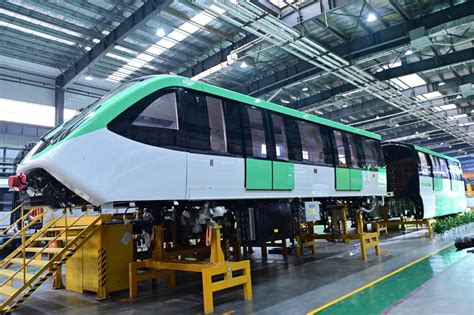 CRRC has unveiled the first unmanned monorail trains for Mexico