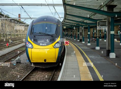 at Carlisle Railway Station Stock Photo - Alamy