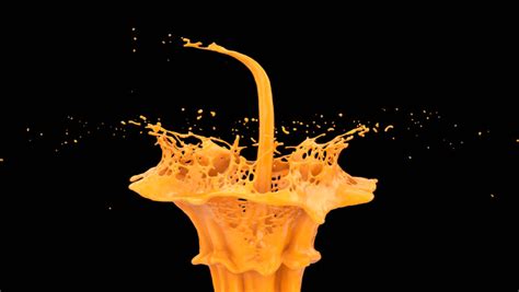 Orange Juice Splash Stock Footage Video | Shutterstock