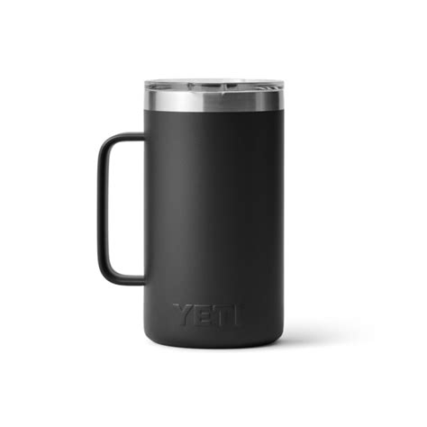 Taza Yeti 24 oz Rambler Mug con Magslider - Black — Termos Yeti Mexico