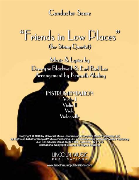 Friends In Low Places (arr. Kenneth Abeling) Sheet Music | Garth Brooks ...