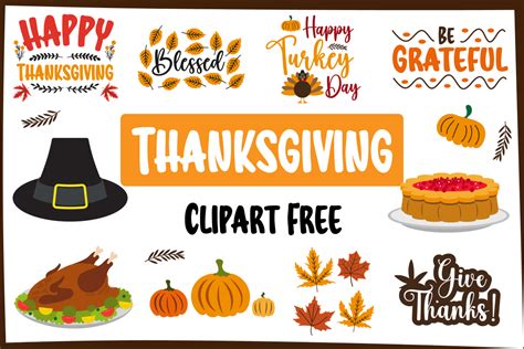 Thanksgiving Clipart Free Graphic by Free Graphic Bundles · Creative ...