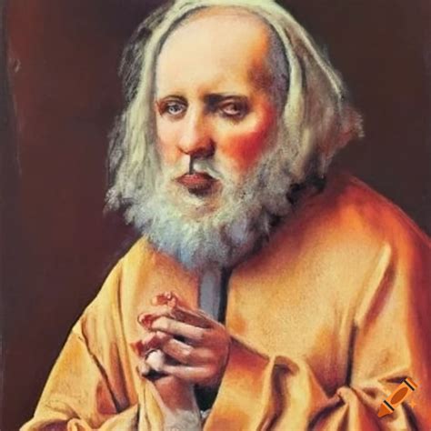 Prayer card with saint frans timmermans in pastel colors on Craiyon