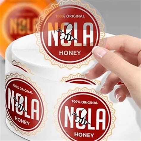 Honey Jar Clear Label at Rs 1/piece | Kodambakkam | Chennai | ID: 11692918662