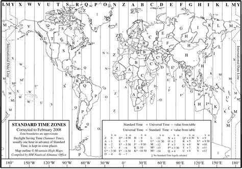 World Time Zone Map - MapSof.net