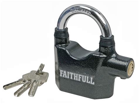 Security Alarm Padlock | FaithfullTools.com