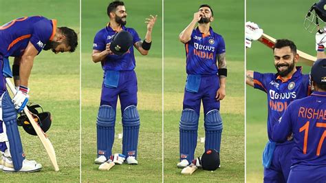 Watch: Virat Kohli's priceless celebration as he slams century after ...