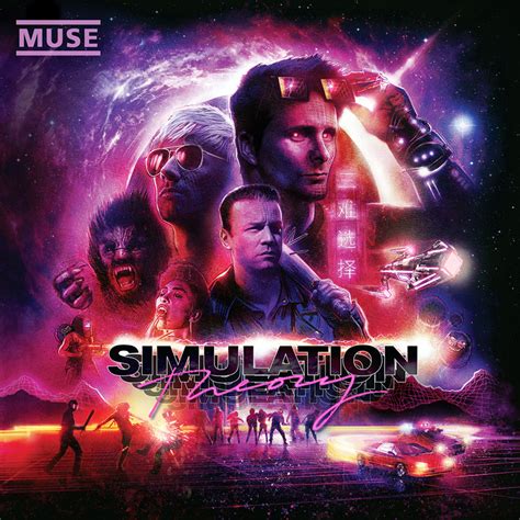 MUSE: Simulation Theory Album Cover illustration on Behance