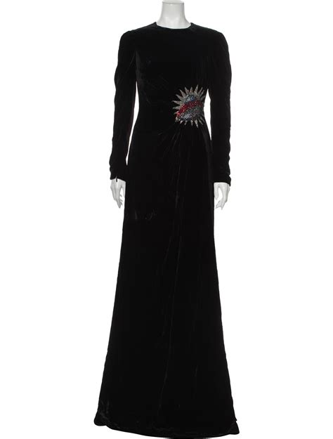 Gucci 2017 Long Dress w/ Tags - Black Dresses, Clothing - GUC519347 ...