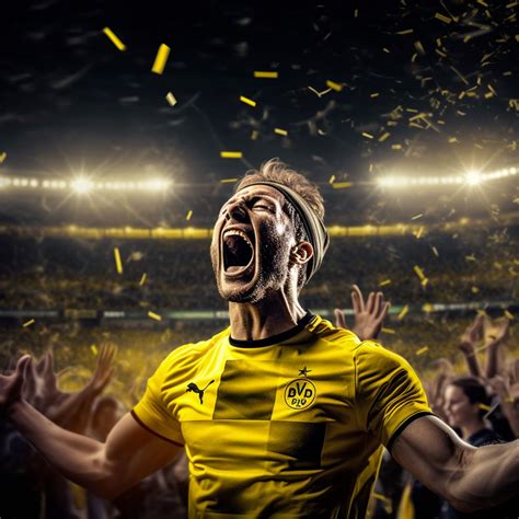 Dortmund Football Players Celebrate - Instant AI Prompt