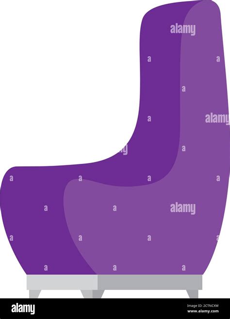 Isolated purple chair vector design Stock Vector Image & Art - Alamy