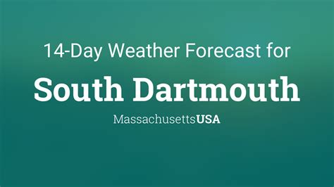 South Dartmouth, Massachusetts, USA 14 day weather forecast