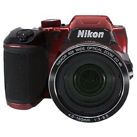 Nikon COOLPIX B500 16MP 40x Optical Zoom Digital Red Camera with Wi-Fi ...