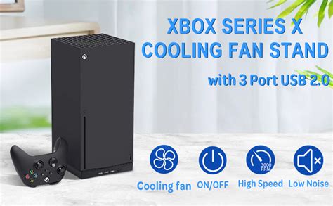 Xbox Series X Cooling Fan for Xbox Series, Xbox Series X Stand Cooler ...