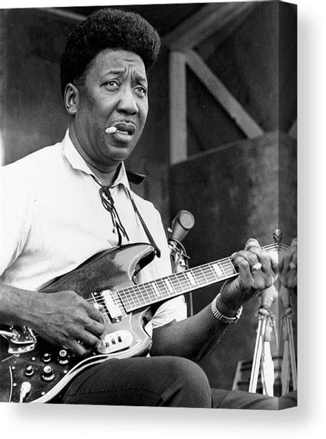 Muddy Waters Live At The Ann Arbor Canvas Print / Canvas Art by Tom Copi | Blues musicians ...