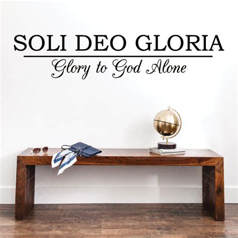 Soli Deo Gloria - Wall Art | Missional Wear