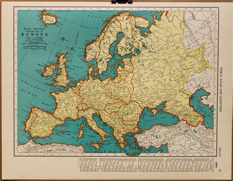 Vintage Europe Map