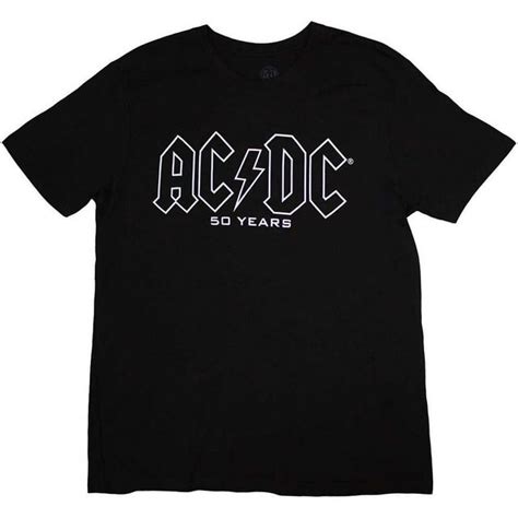 AC/DC Fifty Years Band Logo History T Shirt - Walmart.com