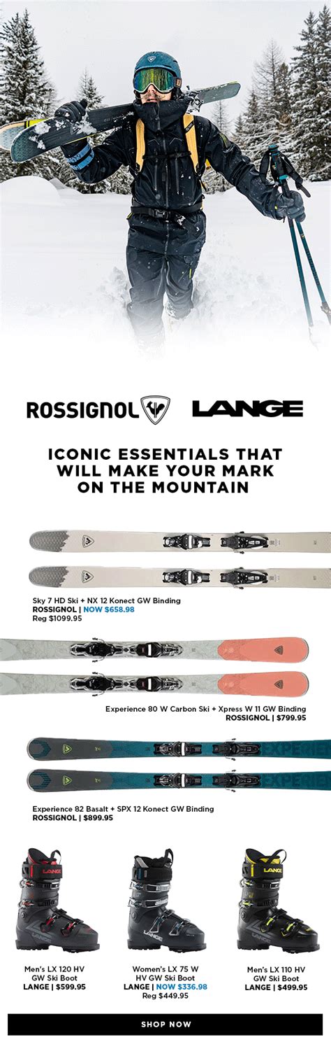 Sporting Life: Ski Icons: Rossignol & Lange | Milled