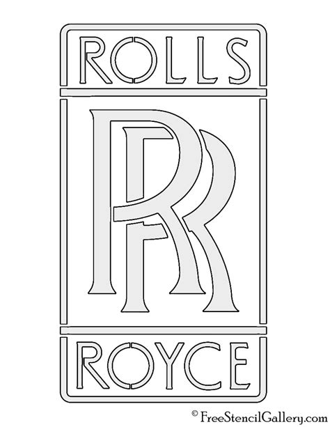 Rolls Royce Logo Stencil | Free Stencil Gallery