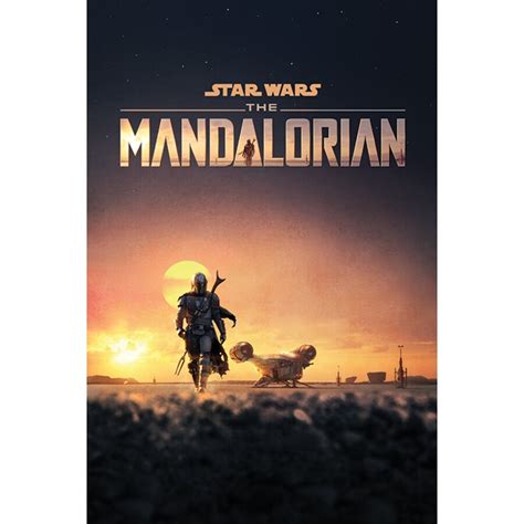 Star Wars: The Mandalorian Poster - Dusk | BIG W