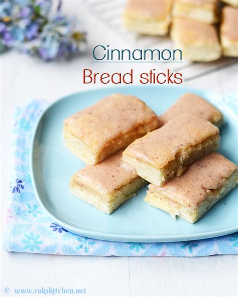 Cinnamon bread sticks recipe - Raks Kitchen