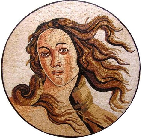 The Face of Venus Goddes of Love and Beauty Medallion Mosaic - Etsy ...