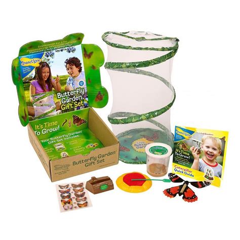 Insect Lore Live Butterfly Growing Kit Gift Box Set