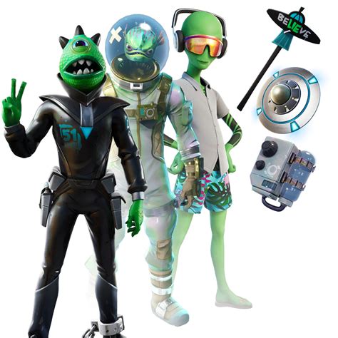 Alien Abduction – Fortnite Bundle – Skin-Tracker