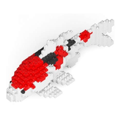 Jekca - Koi Fish 01S - Lego - Sculpture - Construction - 4D - Brick ...