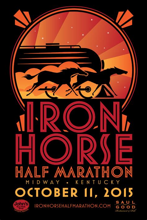 THROWBACK! 2015 Iron Horse Poster « The Iron Horse Half Marathon & 12k