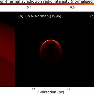 Normalised maps of radio synchrotron intensity of supernova remnants ...