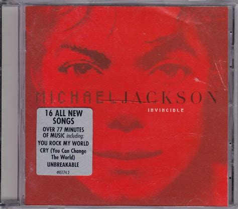 Michael Jackson - Invincible (2001, Red Artwork, CD) | Discogs