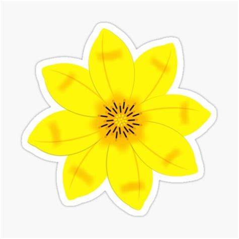 "Adey Abeba, Ethiopian new year seasonal flower" Sticker for Sale by Nahom Shiferaw | Unique art ...