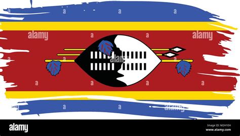 Swaziland flag, vector illustration Stock Vector Image & Art - Alamy