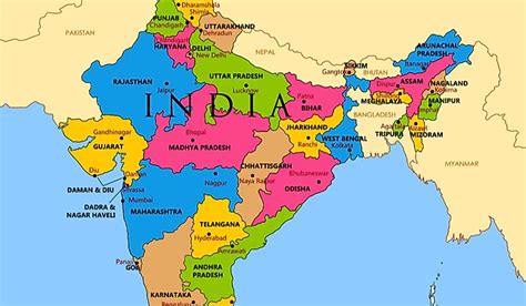 How Many States Are In India? - WorldAtlas