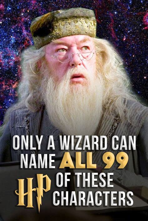 Quiz: Only A Wizard Can Name All 99 Of These Harry Potter Characters ...