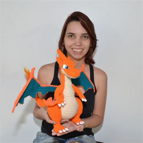 Ravelry: Mega Charizard Y by Ana Amélia (Miahandcrafter) | Pokemon crochet pattern, Crochet ...